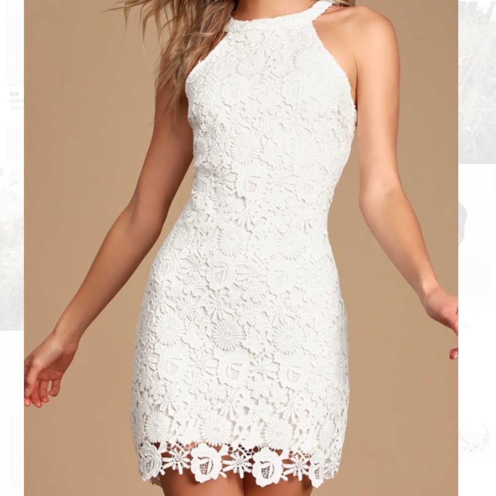 White Lace Dress